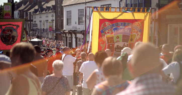 The Durham Miners Gala in Durham City